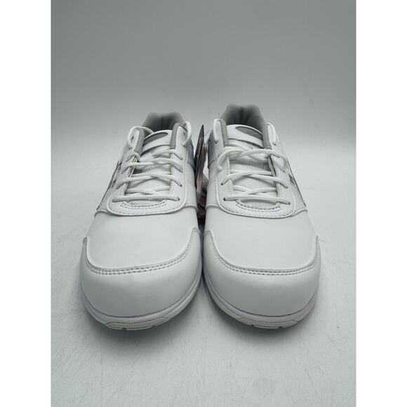 Asics CHEER 8 Women's NEW Athletic Sneaker White/Silver US Size 10 Medium - Picture 5 of 11